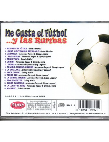ME GUSTA EL FUTBOL Y LAS RUMBAS