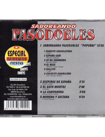 SABOREANDO PASODOBLES
