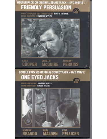 ONE EYED JACKS+FRIENDLY PERSUASION-2 DVDS+2 CDS