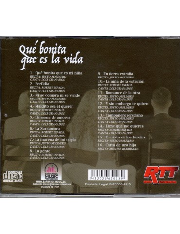 JUSTO MOLINERO-QUE BONITA QUE ES LA VIDA