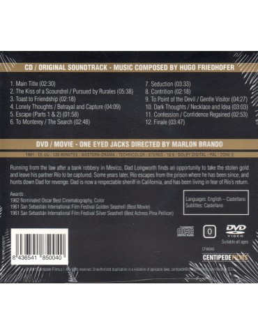 EL ROSTRO IMPENETRABLE (ONE EYED JACKS) DVD+BANDA SONORA CD