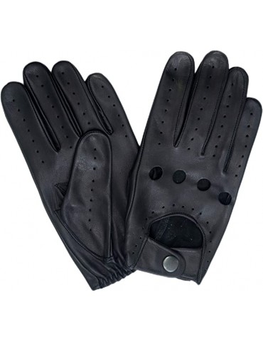 Guantes de cuero para conducción hombre