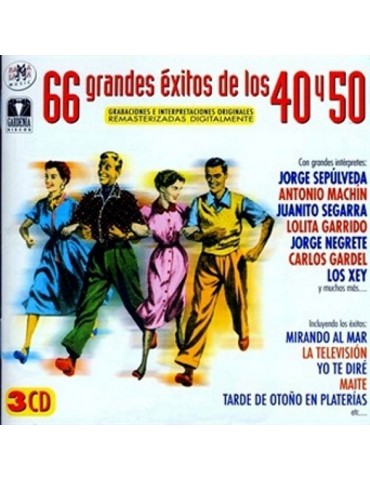 66 GRANDES EXITOS DE LOS 40...