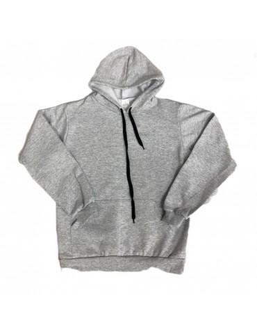 Sudadera de felpa lisa con...