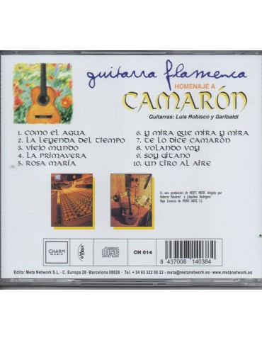 GUITARRA FLAMENCA HOMENAJE A CAMARON
