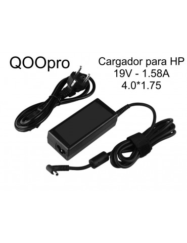 Cargador Pc Notebook para HP 19V-1.58 A - Qoopro