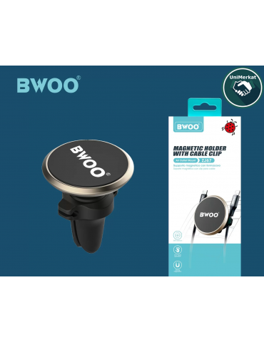 Soporte de Rejilla Magnético con Acople para Cables BWOO ZJ67 Dorado