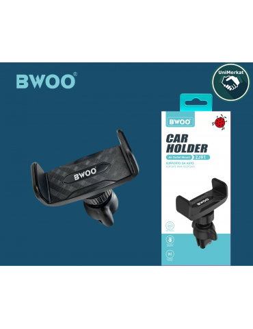 Soporte de Pinza Rotativo para Rejilla BWOO ZJ91 Negro
